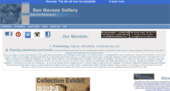 Desktop Screenshot of bennavaeegallery.com